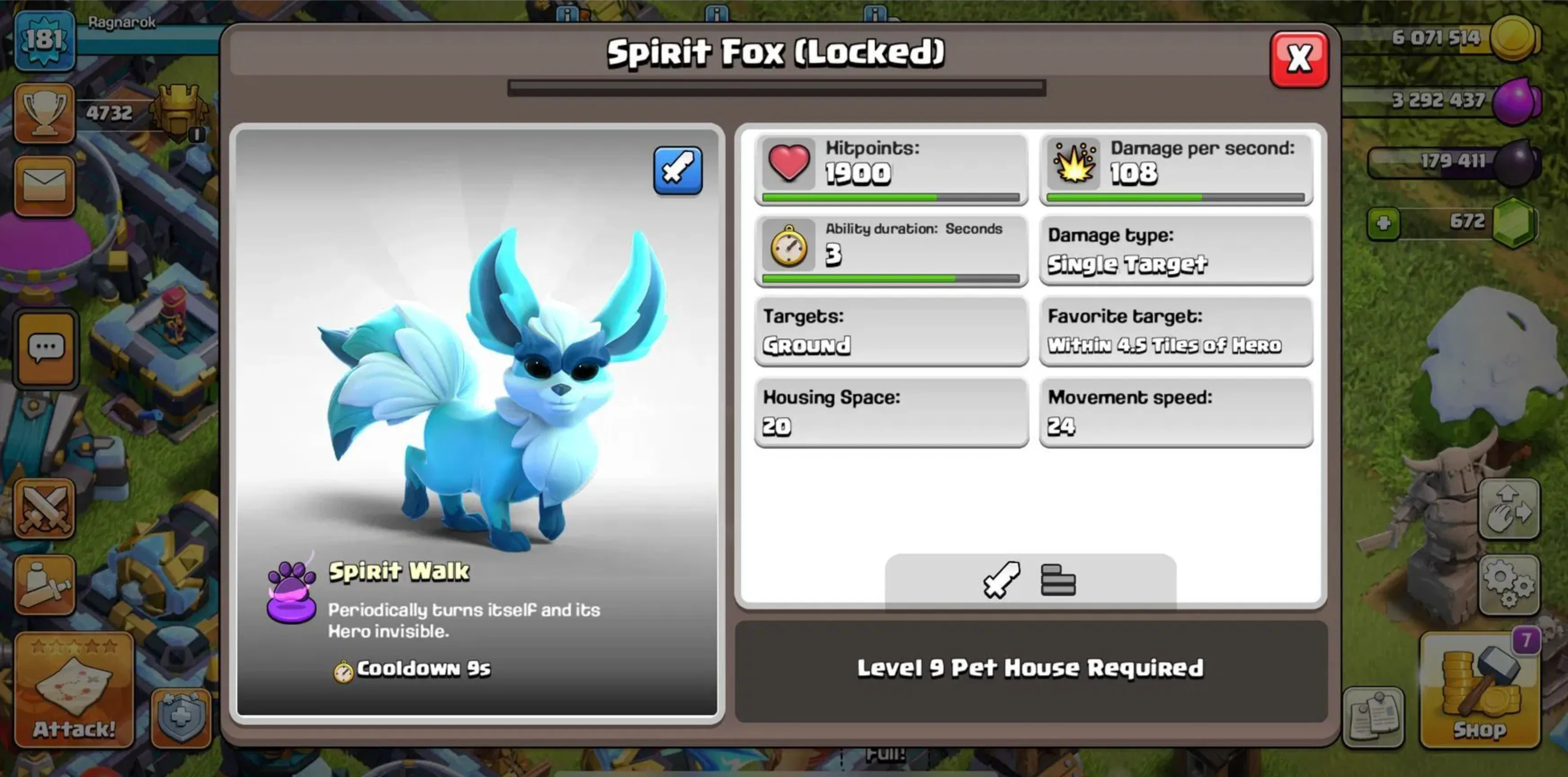Spirit Fox coc